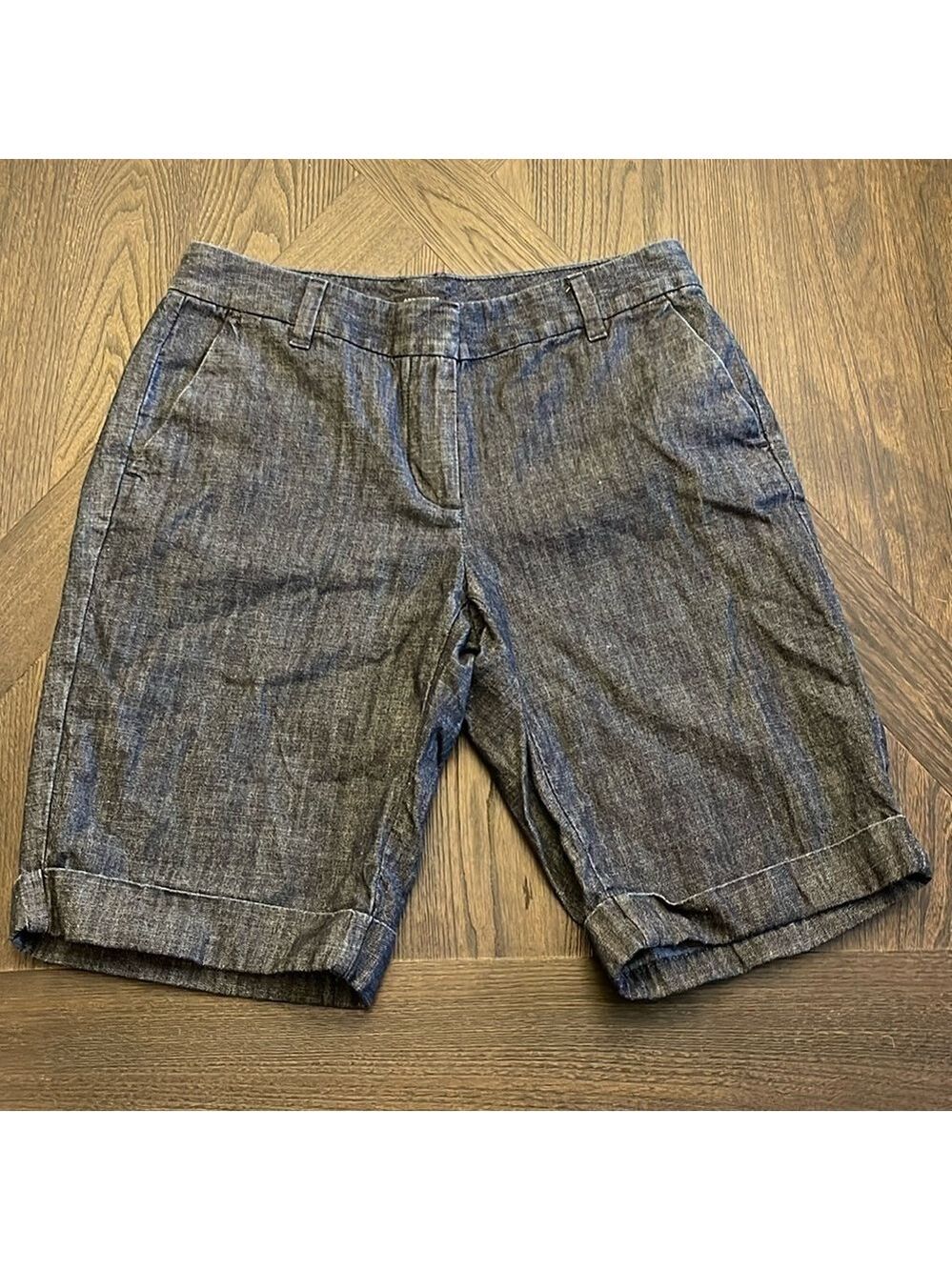 Ann Taylor Gray Tweed Shorts Size 4